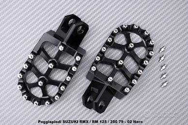 Poggiapiedi SUZUKI RMX / RM 125 / 250 79 - 02 Nero