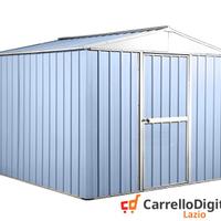 Box porta attrezzi lamiera 276x260 azzurro