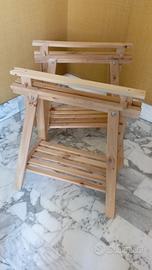 cavalletti legno ikea