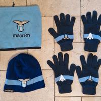 Scaldacollo, guanti e cappello SS Lazio
