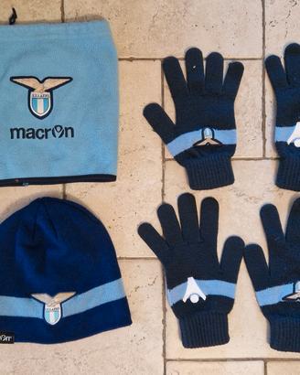 Scaldacollo, guanti e cappello SS Lazio