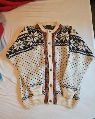 maglione norvegese pura lana