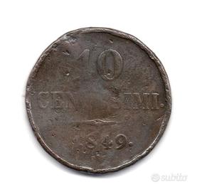 ITALIA Lombardo-Veneto 1849 - 10 centesimi #WSA