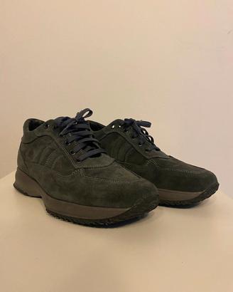 Sneakers Uomo in Vera Pelle Scamosciata Taglia 41