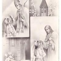 Santino ricordo Prima Comunione e Cresima