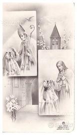 Santino ricordo Prima Comunione e Cresima