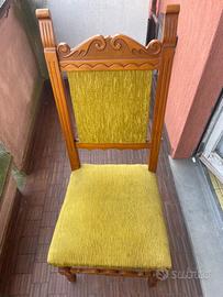 N. 6 Sedie poltrone da pranzo