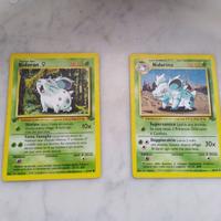 Lotto carte Pokemon set jungle