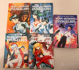 Evangelion manga da 1 a 5