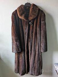 Visone pelliccia cappotto soprabito