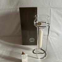 Candelabro tipo Aqualux Metallo Argentato Sheraton