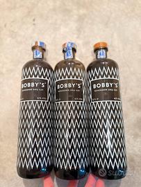 5 bottiglie gin vuote