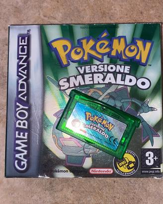 Pokemon smeraldo gda completo di scatola cartuccia