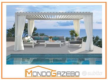 Pergola bioclimatica 3x3 3x4 mt pronta consegna