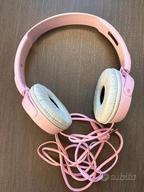 Cuffie Sony rosa con filo – leggere e funzionanti