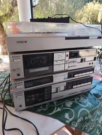 impianto stereo vintage Sony da revisionare