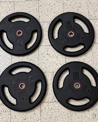 Dischi gomma 20kg 28mm