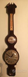 Orologio igrometro barometro vintage da parete