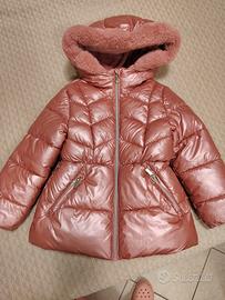 Piumino rosa lucido tg. 3/4 anni