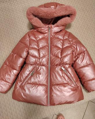 Piumino rosa lucido tg. 3/4 anni