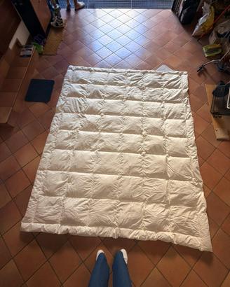 Trapunta matrimoniale vera piuma d’oca