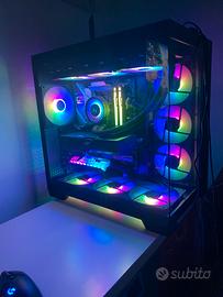 pc gaming AMD ryzen 9900x RTX 4070 super + monitor