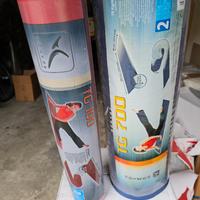 2 tappetini yoga/corpo libero decathlon 
