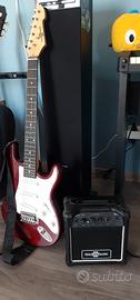 Chitarra elettrica 3/4 + amplificat.+ custodia chi