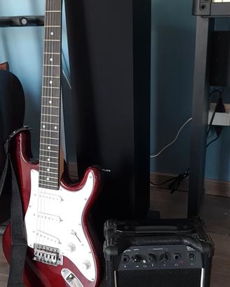Chitarra elettrica 3/4 + amplificat.+ custodia chi