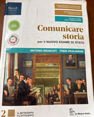 Libro di testo scolastico di storia