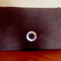 POCHETTE/BORSETTA in Pelle Scamosciata
