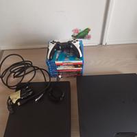 ps4 slim, ps3, controller e 10 dischi