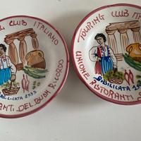 Coppia di piatti del Buon Ricordo Basilicata 1993