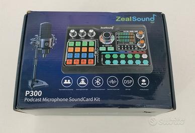 ZealSound P300 - Podcast Microphone SoundCard Kit.