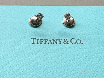 Tiffany & Co. Orecchini Punto Luce Platino 0,36 ct