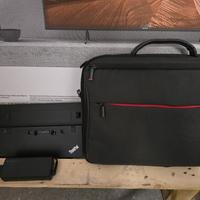 Kit Lenovo Thinkpad, borsa+Ultradock+alimentatore