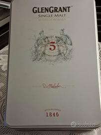 Whisky Glen Grant in scatola di latta