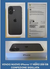 Iphone 17 nero 256b nuovo sigillato