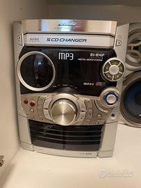 Stereo Panasonic con casse e telecomando