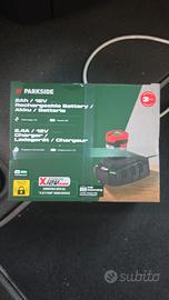 Parkside Batteria e Caricabatteria 12V