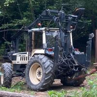 gru forestale per trattore attacco a 3 punti