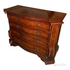 Set comò e due comodini stile barocco- legno