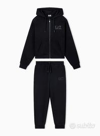 Tuta EA7 Visibility in misto cotone