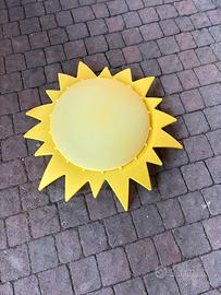 Lamapada da parete o soffitto Sole giallo