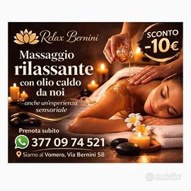 Nuovo centro massaggio VOMERO relax bernini