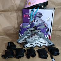 Rollerblade pattini in linea Oxelo taglia 35-38