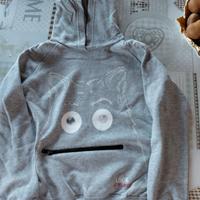 felpa con cappuccio bambino 