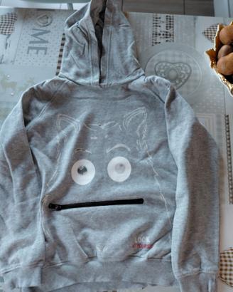 felpa con cappuccio bambino 