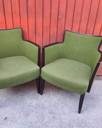 coppia poltrone vintage modernariato design 