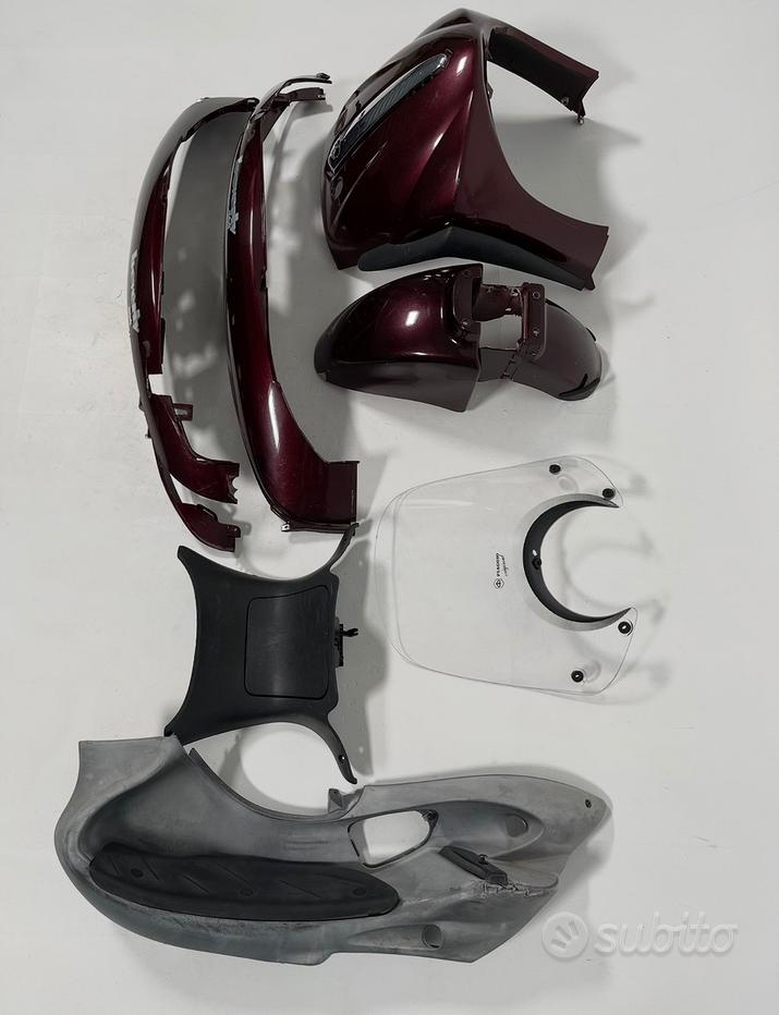 Coppia Specchietti Retrovisori Cromati Per Manubrio Scooter PIAGGIO BEVERLY 500 2006 - Omologati FAR Attacco 10x1.25 - 2